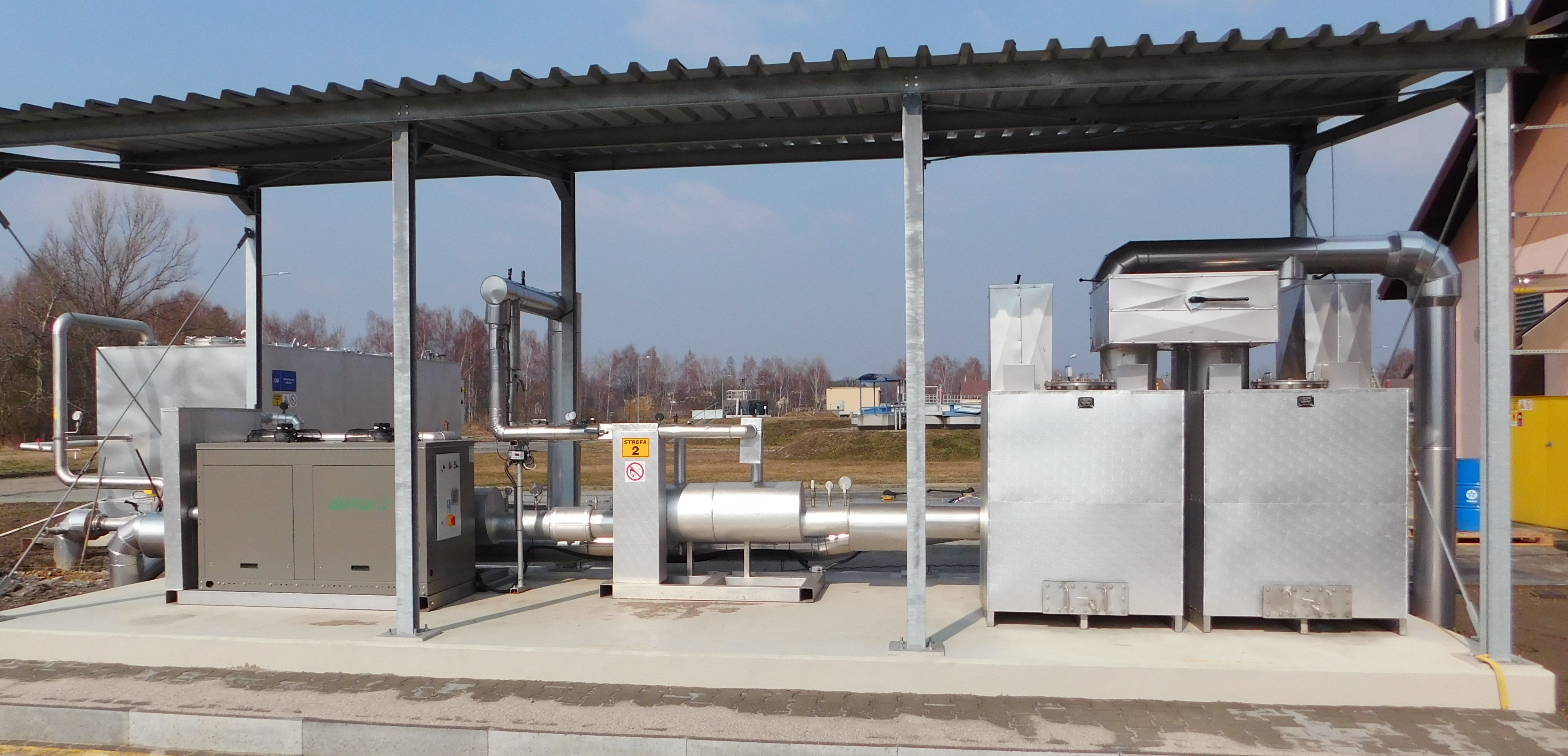 stacja uzdatniania biogazu
